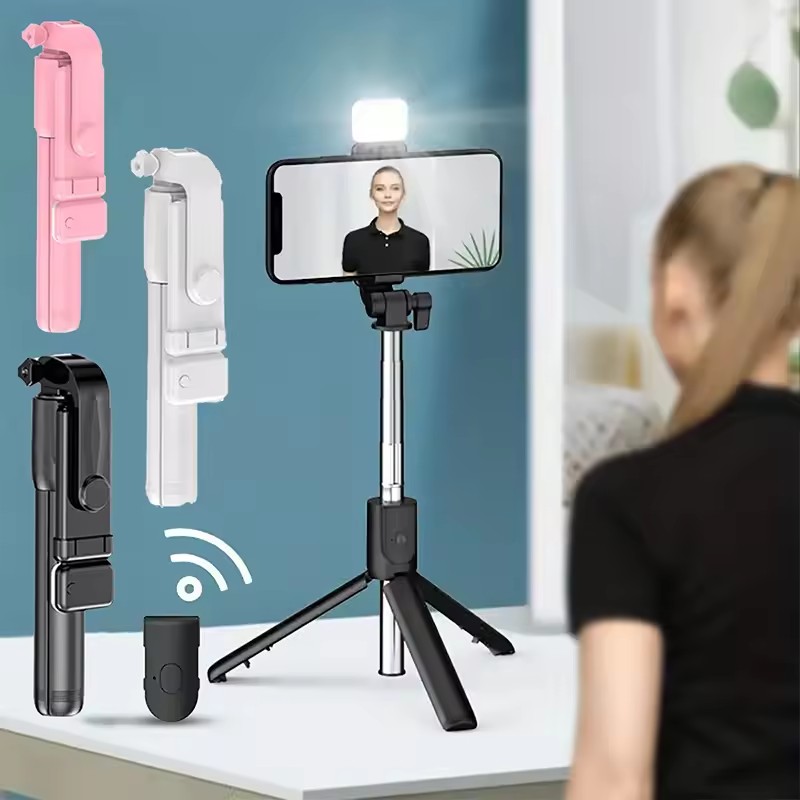 무선 블루투스 셀카봉 삼각대(LED 셀카 조명 포함)  - Photography Basics 리뷰 및 가격