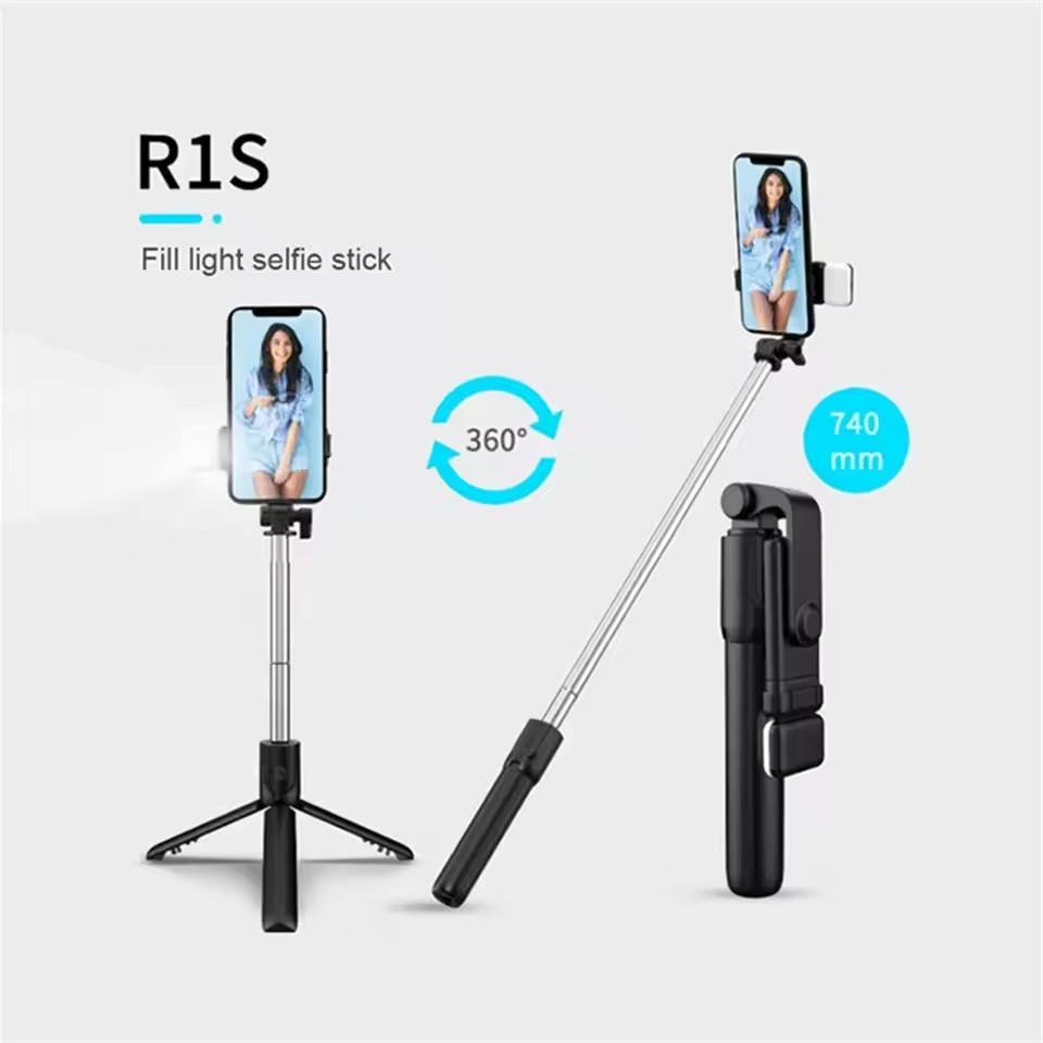 무선 블루투스 셀카봉 삼각대(LED 셀카 조명 포함)  - Photography Basics 리뷰 및 가격