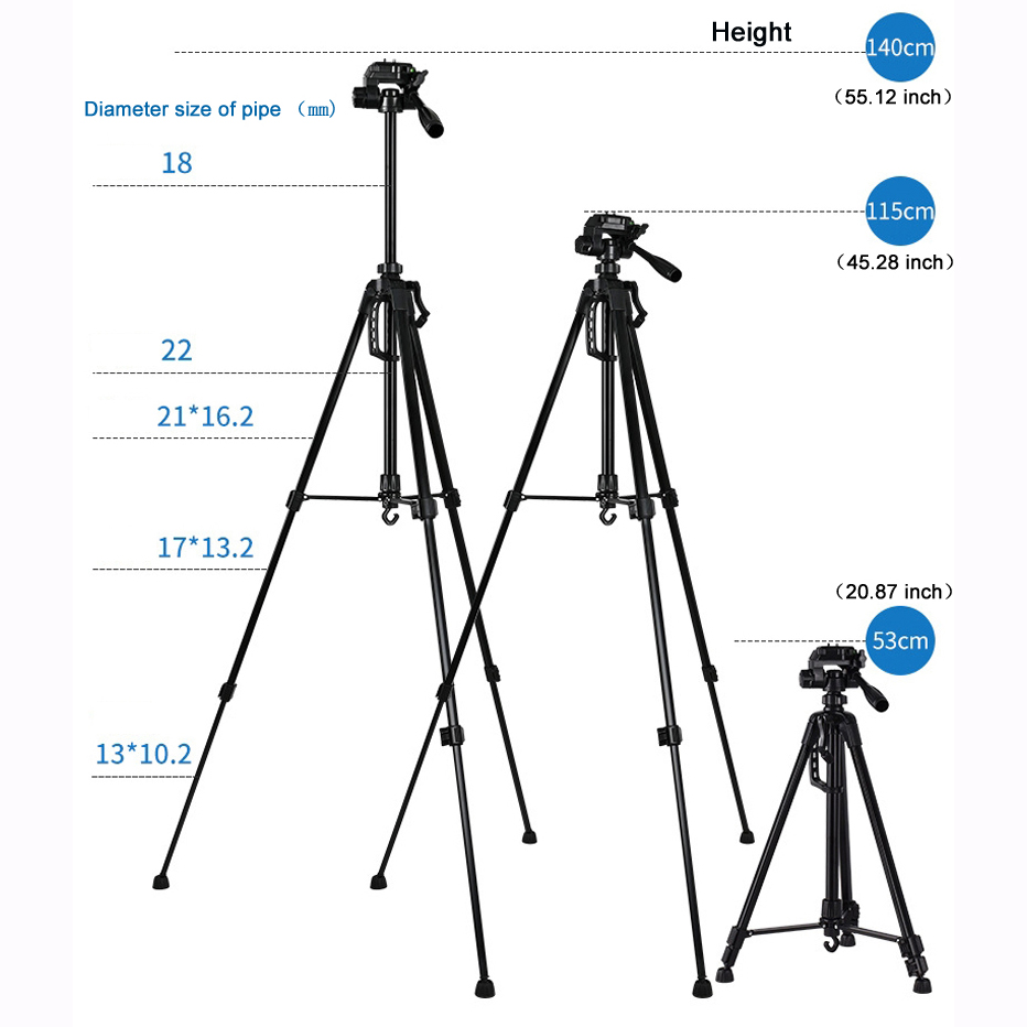 55인치 범용 삼각대 스탠드 (휴대폰 카메라, 쌍안경, - Photography Basics 리뷰 및 가격