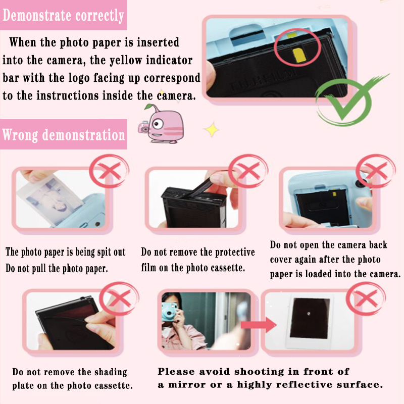 후지필름 인스탁스 미니 11 8 9 필름 플라워 컬러  - Photography Cheat Sheet 리뷰 및 가격